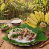 Combo 1 Phần Chuối Nếp Nướng & 1 Trái Chuối Nướng Mỡ Hành DannyGreen
