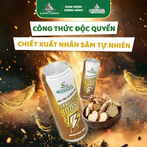 Lon Nước Tăng Lực Nhân Sâm 320ml