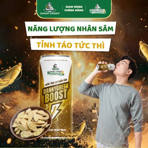 Thùng 24 Lon Nước Tăng Lực Nhân Sâm 320ml
