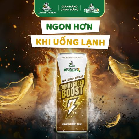 Lon Nước Tăng Lực Nhân Sâm 320ml