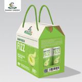 Lốc 6 lon nước Dưa Lưới Có Gaz - Nguyên Bản 330ml