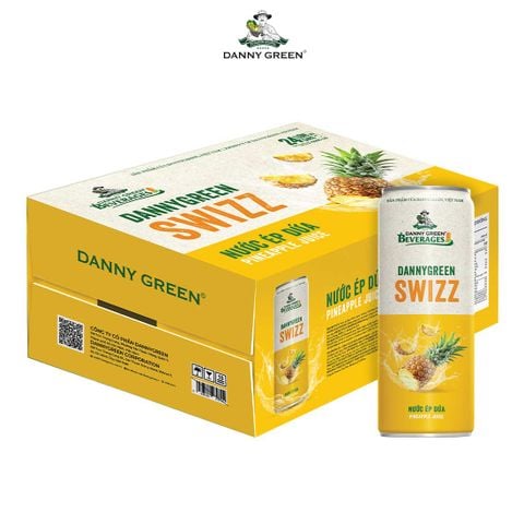 Thùng 24 Lon Nước Ép Dứa 250ml