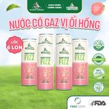 Lốc 6 Lon Nước Có Gaz Hương Vị Ổi Hồng 330ml