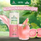 Thùng 24 Lon Nước Có Gaz Hương Vị Ổi Hồng 330ml