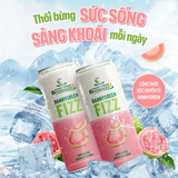 Lốc 6 Lon Nước Có Gaz Hương Vị Ổi Hồng 330ml
