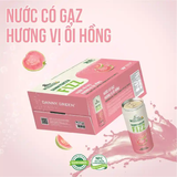 Thùng 24 Lon Nước Có Gaz Hương Vị Ổi Hồng 330ml