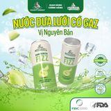 Lốc 6 lon nước Dưa Lưới Có Gaz - Nguyên Bản 330ml