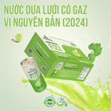 Thùng 24 lon nước Dưa Lưới Có Gaz - Nguyên Bản 330ml