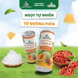 Lốc 6 lon nước Dưa Lưới Hữu Cơ - Kỷ Tử 320ml