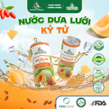 Lon nước Dưa Lưới Hữu Cơ - Kỷ Tử 320ml