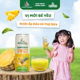 Lon Nước Ép Dứa Có Thịt Dứa 250ml