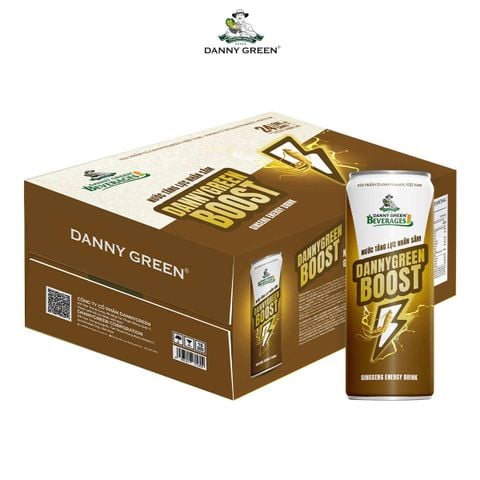 Thùng 24 Lon Nước Tăng Lực Nhân Sâm 320ml