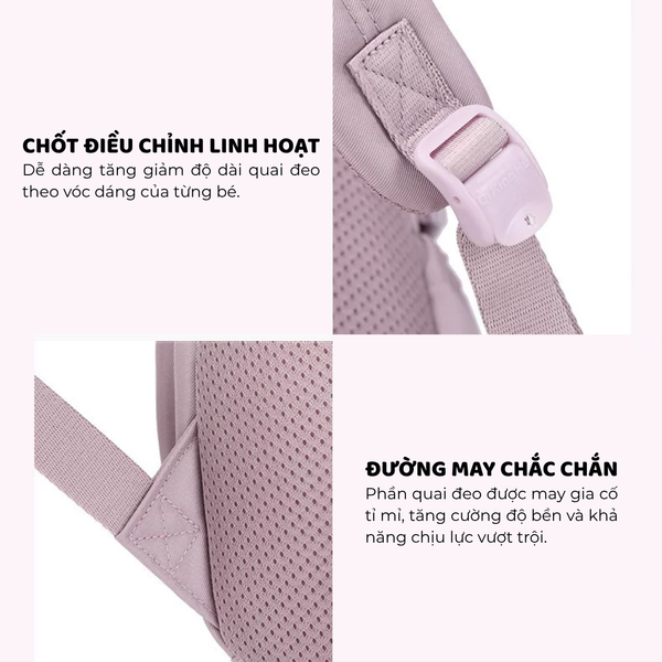 Balo thời trang unisex đơn giản nhiều ngăn – Chất liệu chống nước, phong cách Hàn Quốc