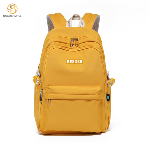 Balo thời trang unisex đơn giản nhiều ngăn – Chất liệu chống nước, phong cách Hàn Quốc