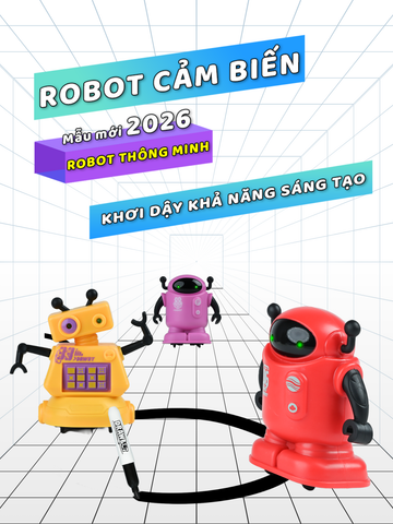Robot vẽ thông minh DRAWBOT –tự chạy tạo họa tiết, kèm bút dạ, phát triển sáng tạo, lắp dùng nhanh, tạo đường nét độc đáo