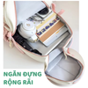Ba lô học sinh tai mèo trong suốt phong cách kawaii họa tiết cute dễ thương – Nhiều ngăn tiện dụng