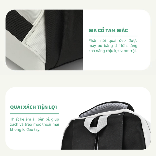 Balo học sinh in họa tiết thời trang – Nhiều ngăn tiện dụng, chất liệu chống nước