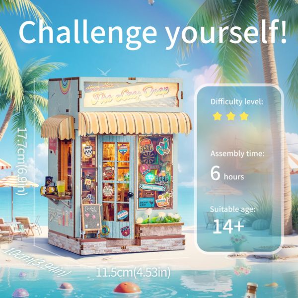 Mô hình quầy cà phê – Phong cách châu Âu hiện đại, nội thất chi tiết