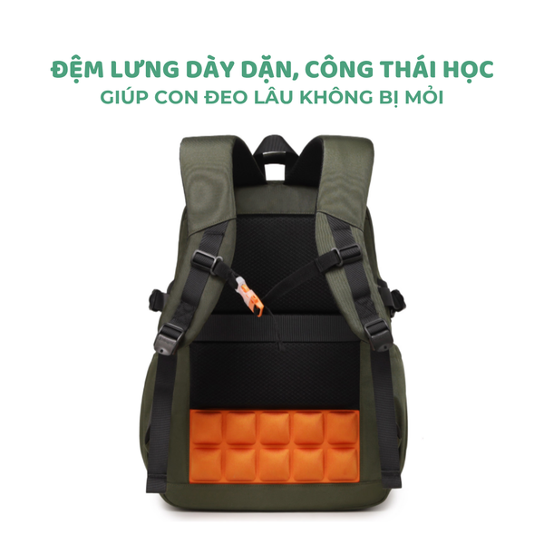 Balo thời trang nam nữ nhiều ngăn – Chống nước, phong cách cá tính