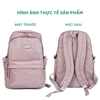 Balo thời trang unisex đơn giản nhiều ngăn – Chất liệu chống nước, phong cách Hàn Quốc