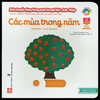 Sách tương tác - Sách chuyển động thông minh đa ngữ Việt - Anh - Pháp: Các mùa trong năm – Seasons – Les saisons