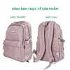 Balo thời trang unisex đơn giản nhiều ngăn – Chất liệu chống nước, phong cách Hàn Quốc
