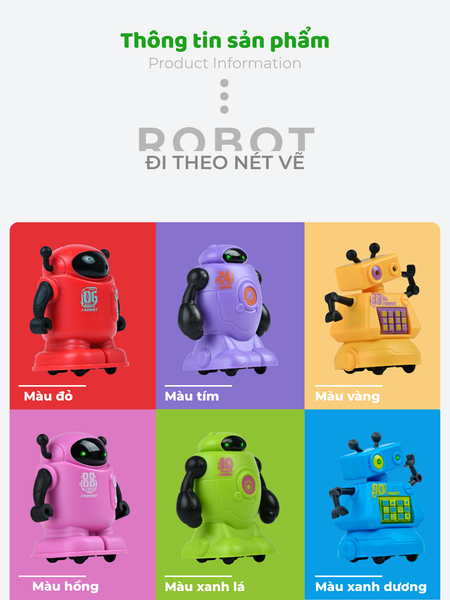 Robot vẽ thông minh DRAWBOT –tự chạy tạo họa tiết, kèm bút dạ, phát triển sáng tạo, lắp dùng nhanh, tạo đường nét độc đáo