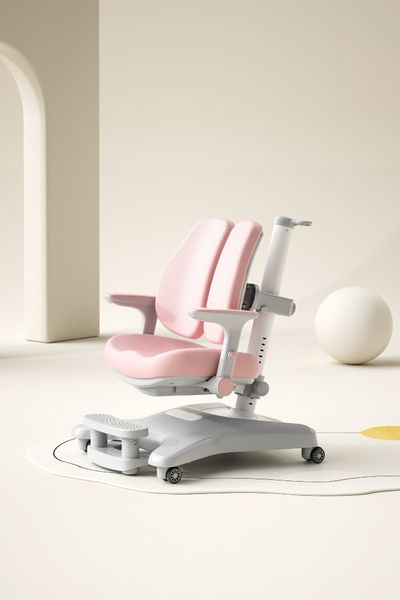 Bộ bàn ghế học sinh thông minh Alpha cao cấp – Kèm giá sách, nâng hạ quay tay, chống gù chống cận cho bé