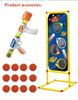 Bộ đồ chơi bắn bia Dart Game – Súng bắn đạn mút, bia đứng nhiều vòng, rèn luyện phản xạ và kỹ năng cho bé