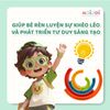 Bộ vòng cầu vồng xếp chồng cho bé – Đồ chơi xếp hình Montessori, nhận biết màu sắc và kích thước