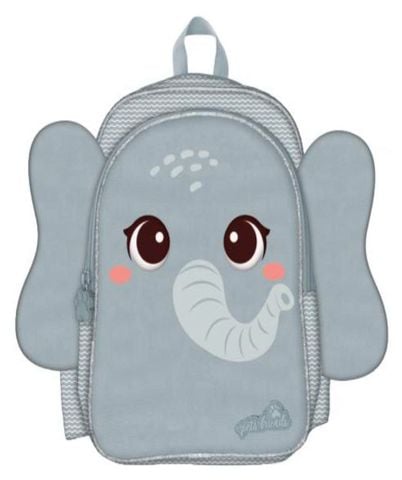 Balo trẻ em hình ngựa vằn, con voi dễ thương – Chất liệu an toàn, nhẹ, chống nước