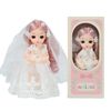 Búp Bê 13 cm Công Chúa Moijoi 13 Khớp Cầu Linh Hoạt - Mắt Acrylic Nàng Thơ, Tóc Dày Mượt, Nhựa Vinyl Cao Cấp An Toàn Cho Bé