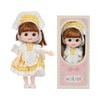 Búp Bê 13 cm Công Chúa Moijoi 13 Khớp Cầu Linh Hoạt - Mắt Acrylic Nàng Thơ, Tóc Dày Mượt, Nhựa Vinyl Cao Cấp An Toàn Cho Bé