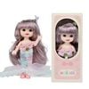 Búp Bê 13 cm Công Chúa Moijoi 13 Khớp Cầu Linh Hoạt - Mắt Acrylic Nàng Thơ, Tóc Dày Mượt, Nhựa Vinyl Cao Cấp An Toàn Cho Bé