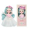 Búp Bê 13 cm Công Chúa Moijoi 13 Khớp Cầu Linh Hoạt - Mắt Acrylic Nàng Thơ, Tóc Dày Mượt, Nhựa Vinyl Cao Cấp An Toàn Cho Bé