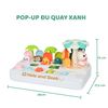 Đồ chơi cho bé hộp ú òa pop-up vận động tinh, đồ chơi ẩn tìm động vật cho bé