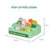 Đồ chơi cho bé hộp Ú Òa pop-up vận động tinh hide and seek - đồ chơi trẻ em rèn phản xạ cho bé