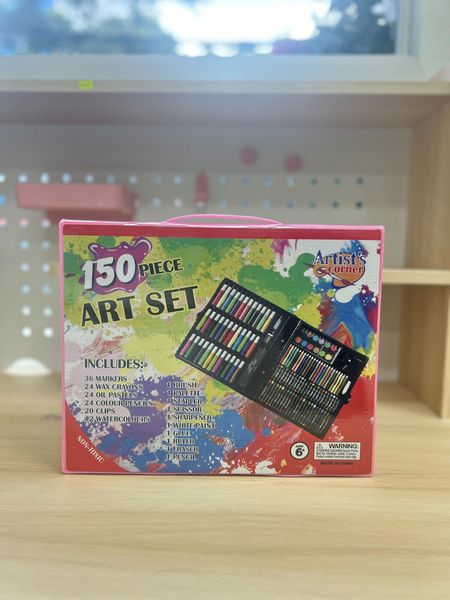 Bộ dụng cụ vẽ 150 chi tiết – Hộp màu nghệ thuật đầy đủ cho bé & người mới bắt đầu