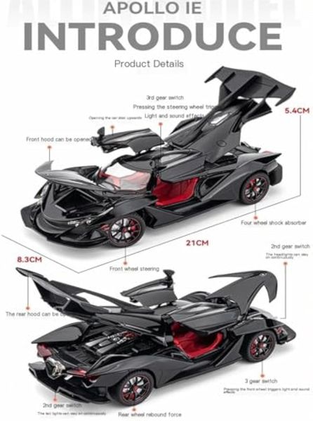 Xe mô hình Veneno thể thao – Tốc độ và phong cách đỉnh cao