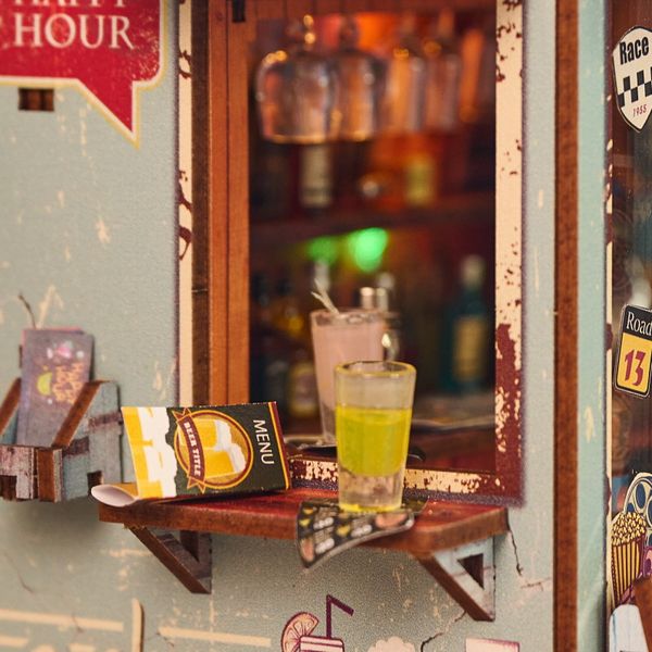 Mô hình quầy cà phê – Phong cách châu Âu hiện đại, nội thất chi tiết