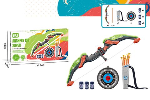 Bộ đồ chơi bắn cung siêu cấp kèm bia và ống đựng tên – phát triển kỹ năng vận động và tập trung cho bé