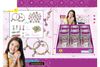 Bộ đồ chơi cho bé gái tự làm trang sức vòng tay, vòng cổ, tự thiết kế sáng tạo DIY hợp kim kèm charm