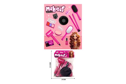 Bộ đồ chơi làm tóc và trang điểm Makeup Style – Phụ kiện làm đẹp mini cho bé gái