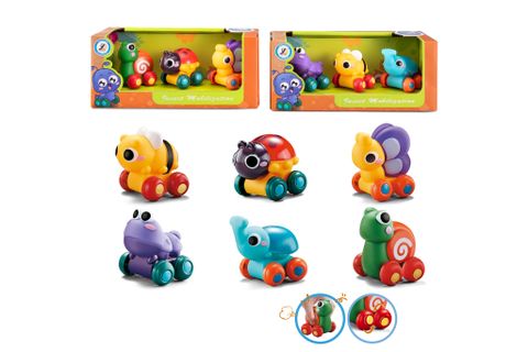 Bộ xe hình động vật ngộ nghĩnh – rèn luyện
 tư duy & kỹ năng vận động cho bé