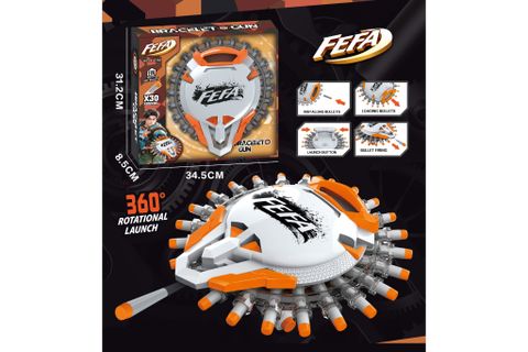 Súng bắn đạn tự động 360° – fefa launcher battle toy