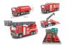 Xe cứu hỏa mô hình kim loại tỉ lệ 1:50  Fire Rescue Truck – bánh xe quay, thang/cần/bồn tùy mẫu