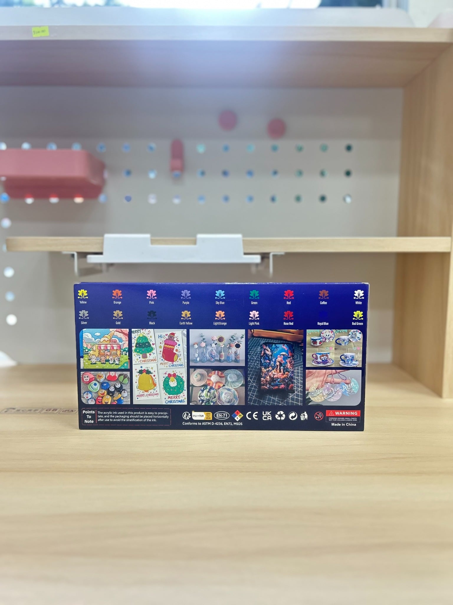 Bộ bút màu Acrylic Marker 18 màu – Bút vẽ đa năng trên mọi chất liệu, mực đẹp – an toàn cho bé