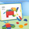 Đồ chơi trí tuệ xếp hình nam châm Tangram Magic Puzzle 128/252 chi tiết, thẻ mẫu đa dạng