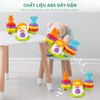 Bộ đồ chơi bập bênh cân bằng, đồ chơi xoay vòng nhiều tính năng cho bé