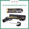 Xe container điều khiển từ xa cho bé – trailer dài, kèm tay cầm điều khiển, đèn/âm thanh, pin sạc